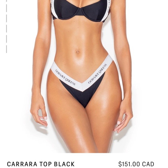 God Save Queens Other - God Save Queens Black and White Bikini